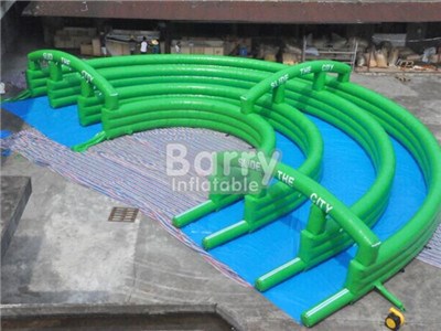 Quality Assurance 1000 ft 3 Lanes Slip And Slide Curved Inflatable Slide The City Factory BY-STC-026